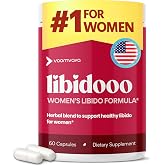 VoomVaya Libidooo Libido Support for Women, Women's Libido Support, 60 Caps | Female Libido Supplement, Supports Drive, Energ