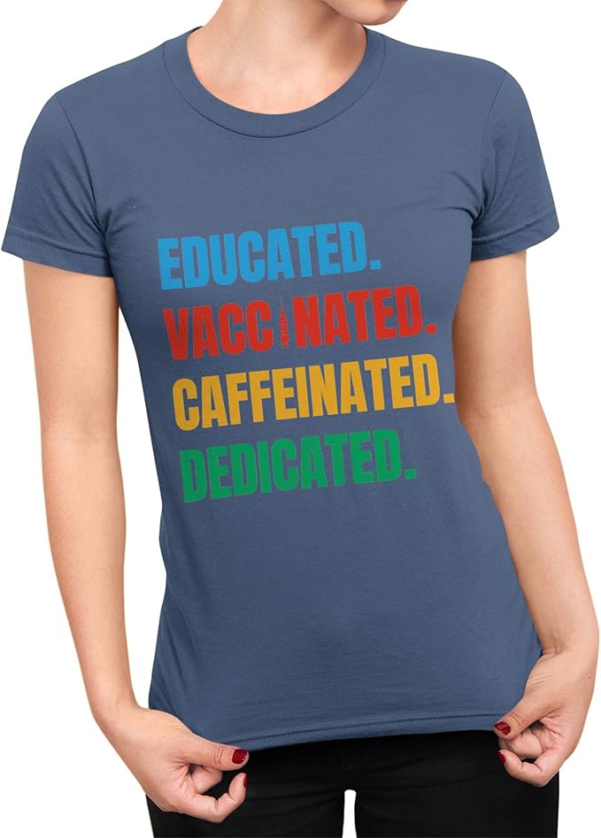 educated vaccinated t shirt