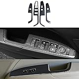 ruihe 4pc Carbon Fiber Color Automobile Door Window