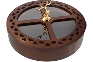 PLAFOPE Nut Storage Box Divided Compartment Dry Fruit Serving Tray for Family Gatherings