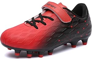 Hanani Boys Soccer Cleats Kids Girls FG/AG Soccer Athletics Sport Shoes Training Shoes Running Shoes Teenager Indoor Outdoor Football Shoes Sneakers for Unisex