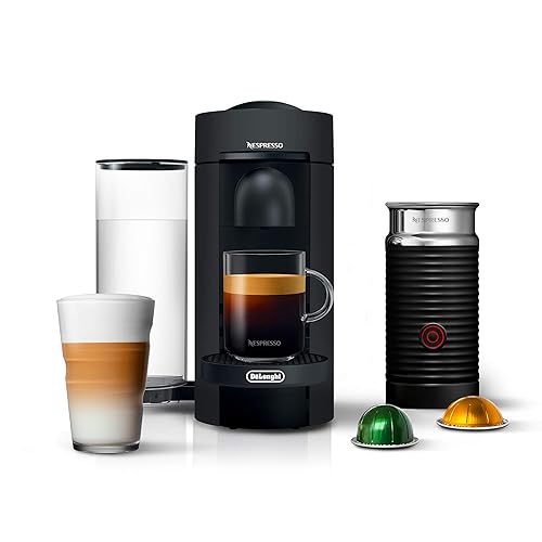 Nespresso VertuoPlus Coffee and Espresso Machine Bundle by De