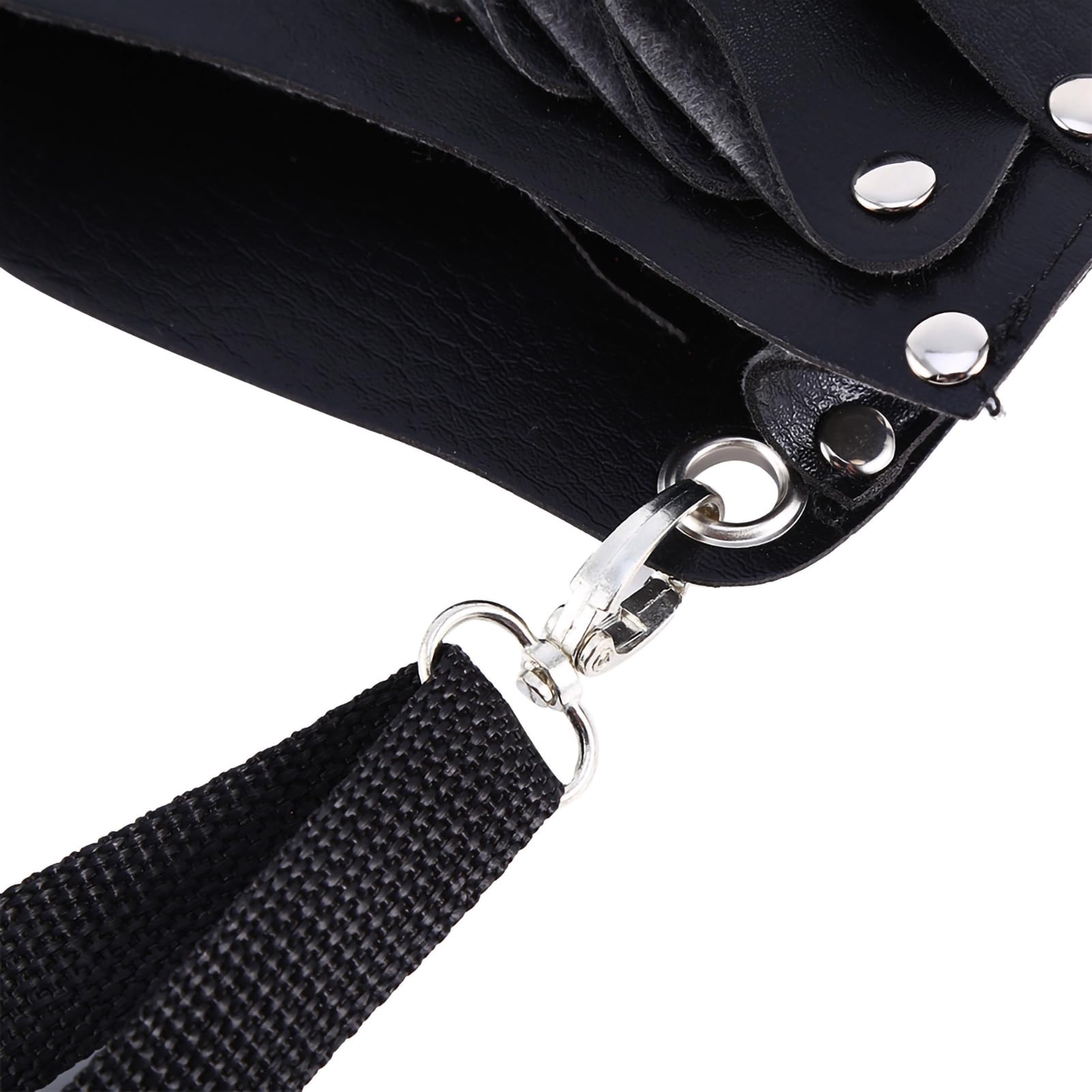 Hair Care Styling Tools Waist Bag, Professional Salon PU Leather Hairdressing Pouch Holster for hairdresser, barber.