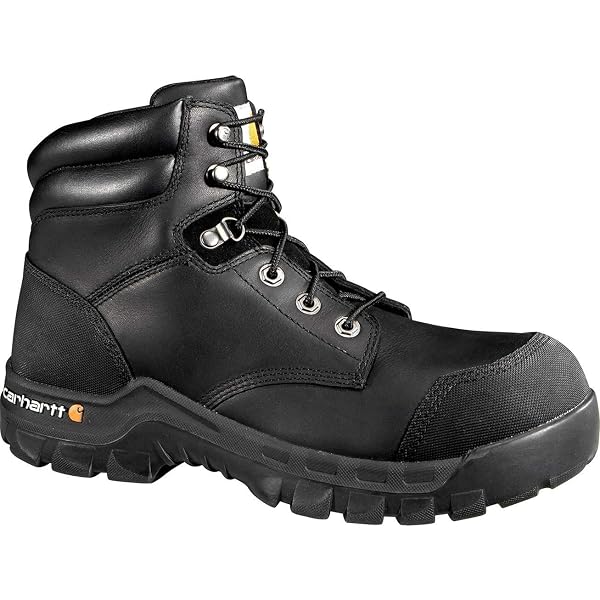 Carolina Circuit 6” Boots Men\'s 9 Black Leather Composite Toe Waterproof Work‎ Circuit 6 main image 4
