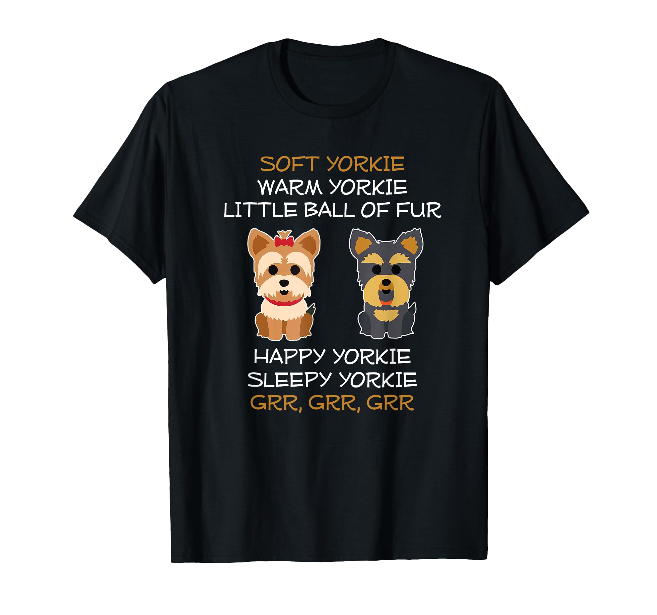Soft yorkie warm yorkie little ball of fur Yorkie dog Tshirt T-Shirt