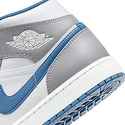 Nike mens Air Jordan 1 Mid Shoes, Cement