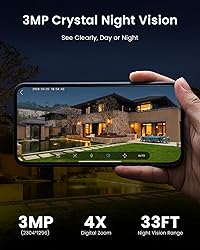 ieGeek Security Cameras Wireless Outdoor Pan