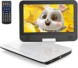 YOTON 12.5in Portable DVD Player with 10.5in Swivel Screen White view 1