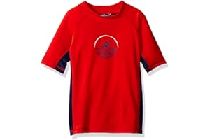 Kanu Surf Boys' Paradise UPF 50 Sun Protective Rashguard Swim Shirt
