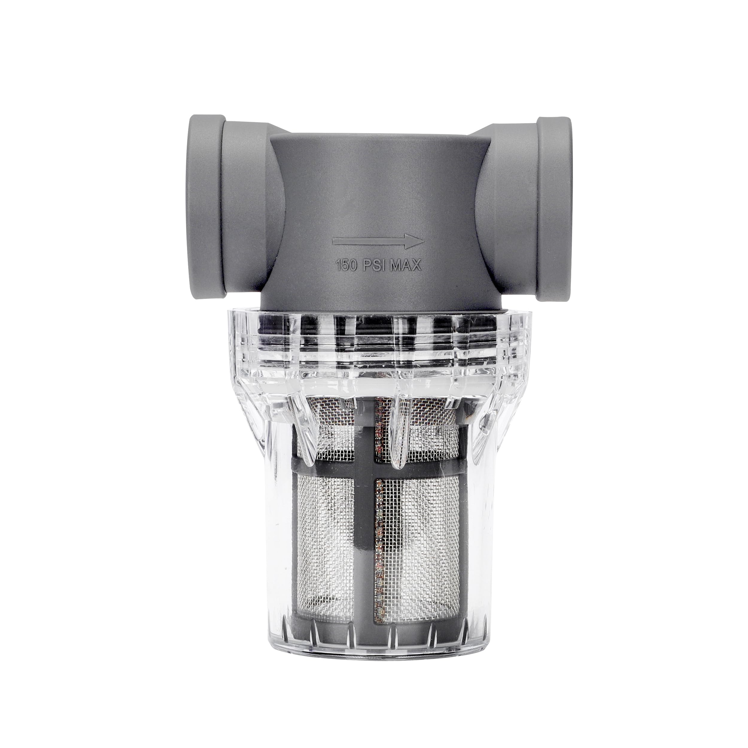 Photo 1 of 1'' Female NPT in-Line Strainer - Garden Hose Filter for High Pressure Washer, Sediment Filter with 30 Mesh Stainless Steel Screen (1'' 30 Mesh)