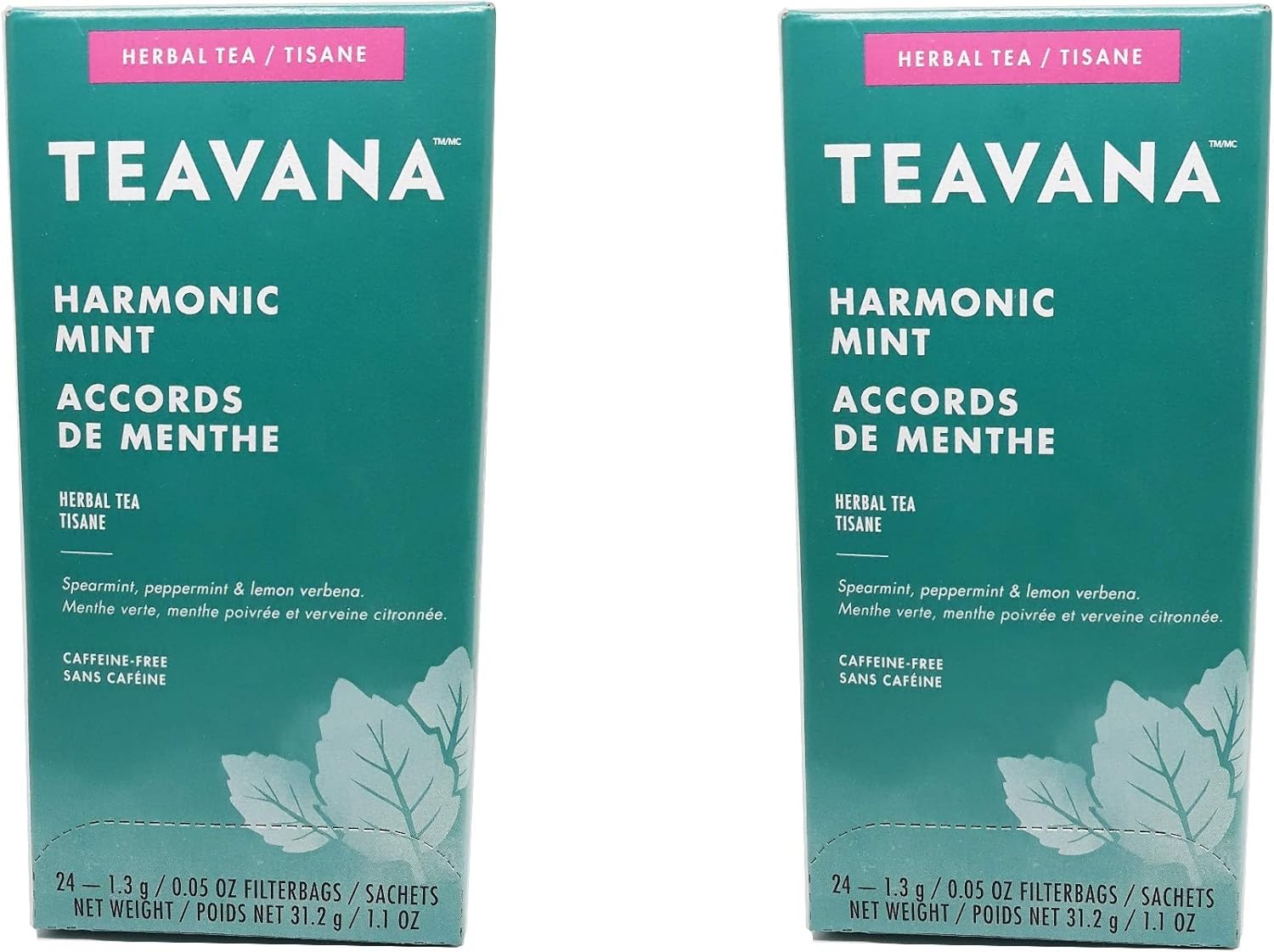 Starbucks Teavana Harmonic Mint 2 Pack 48 Sachets 48 Tea Bags