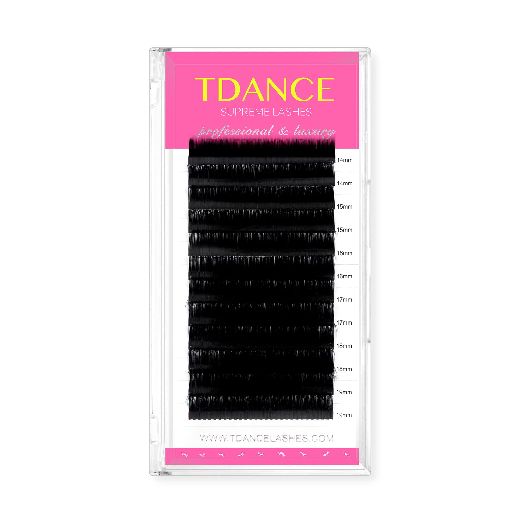 TDANCE Lash Extension Matte Black Eyelash Extension