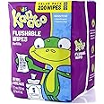 Flushable Wipes for Baby and Kids by Kandoo, Sensitve and Unscented Formula, Hypoallergenic Potty Training Wet Cleansing Cloths, 200 Count, Single Package