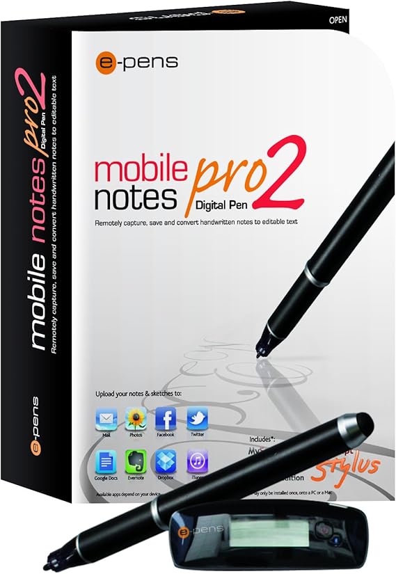 epens mobile notes pro 2 EPN008EN smart pen digital pen