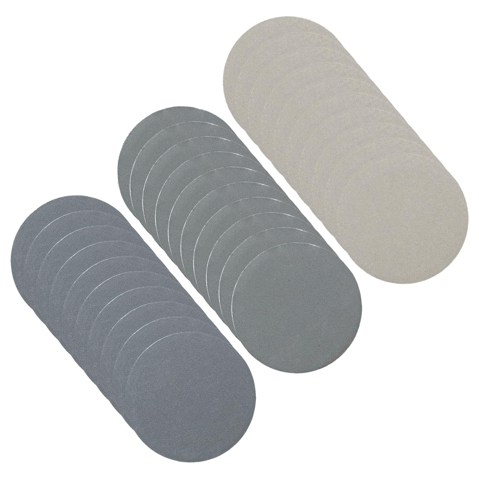 CoCud Hook & Loop Sanding Disc, 1" Dia 1200/2000/3000 Assorted Grit, No Hole Wet Dry Orbital Sandpaper Silicon Carbide - (Applications: for Wood or Metal Polishing), 30-Pieces