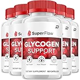 Super Flow Capsules - SuperFlow Advanced Supplement, All Natural Formula to Maintain Healthy Levels, Maximum Strength Daily Formula, Super Flow Capsules Reviews (5 Pack - 300 Capsules)