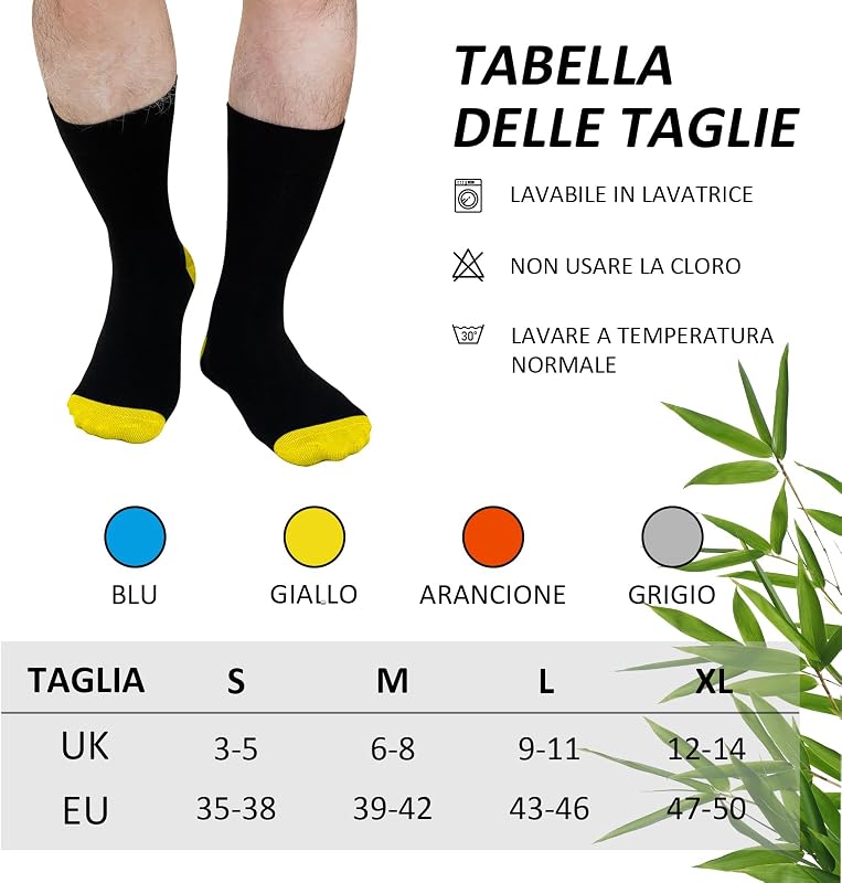 Calze Bambù Uomo Donna: Calzini Estivi Antibatteriche Traspiranti Anti Odore senza Elastico Senza Cuciture per Affari Ufficio Lavoro Running Trekking Nero/Bianco 4 Paia Taglia 35-38 — foto 6 di 7