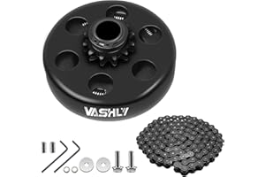 VASHLY Go Kart Clutch 3/4" Bore 12T with #35 Chain Centrifugal Clutch and Chain for Go Kart Minibike Honda Kart Engines