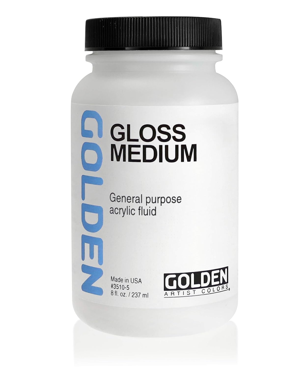 Golden 35105 Polymer Gloss Medium-8 ounce, 237 ml (Pack of 1)