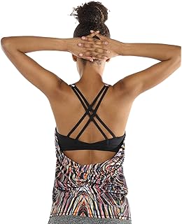 yoga top with built in bra uk