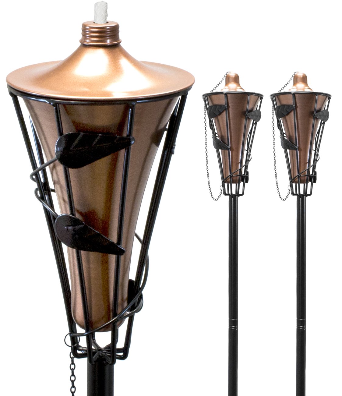 Buy Matney Outdoor Metal Patio Torches ââ‚¬â€œ Use for Deck, Patio
