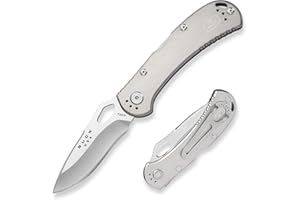 Buck Knives 722 Spitfire Folding Midlock Knife with 4 Position Pocket Clip, 3-1/4" 420HC Stainless Steel Drop Point Blade, EDC