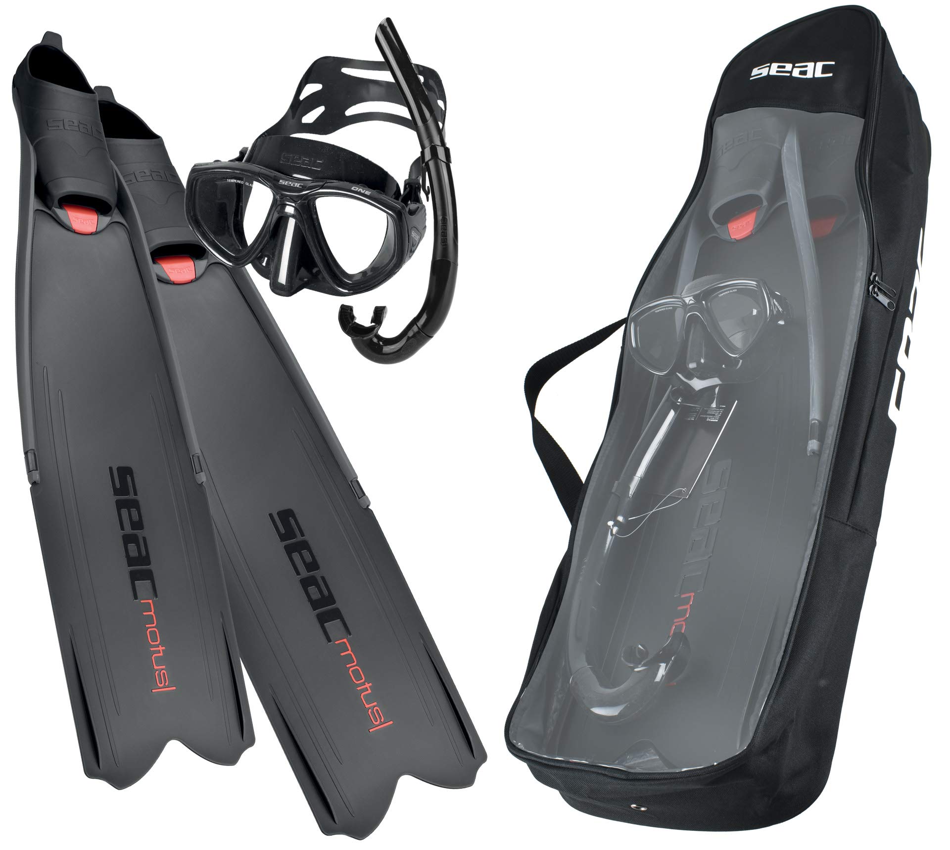 Seac Motus Fin, Mask & Snorkel Set