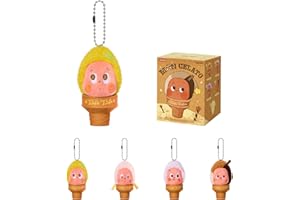 POP MART Moon Gelato Series-Ice Cream Plush Pendant Blind Box, Twinkle Twinkle Blind Box, Random Design Collectible for Home 