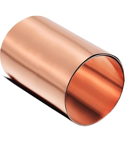 thumbnail image 2 of USAMILY Pure Copper Sheet Roll - 0.1mm X 200mm X 1000mm Metal Foil 2 of 12