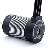 SurpassHobby 3660 2350KV Brushless Motor 21V 4-Pole Design, Suitable for 1/8 1/10 RC Electric Racing Car Buggy