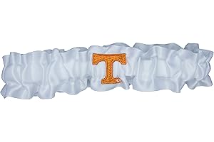 Divine Creations NCAA Tennessee Volunteers Dainty Satin Garter, Orange/White, One Size