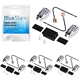 2025 Upgraded BlueStars 330031 Surface Burner Receptacle Kit - Exact Fit for Whirlpool Kenmore Range/Cooktop/Microwave Oven C