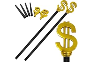 DRONSIDE Kids Scepter Staff Toy - Costume Prop Scepter for Role Play, Themed Party, Halloween Dress-up Parties