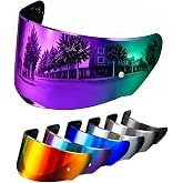 PSLER Shatterproof Helmet Visor for Assault Rapid FF320 FF353,Deep Purple | Impact-Resistant ,UV400 Protection, Motorcycle Tinted Face Shield for Assault Rapid FF320 FF353 FF328 ,Visor Replacement
