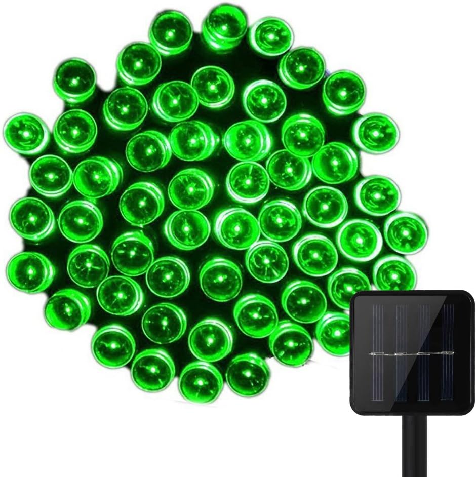 55ft 17M 100 LED Solar Powered Fairy String Lights, KEEDA® Waterproof Christmas Lights for Homes, Christmas, Xmas, Wedding, Party, Garden, Patio , Holiday, Indoor, Outdoor Decorations (Green)
