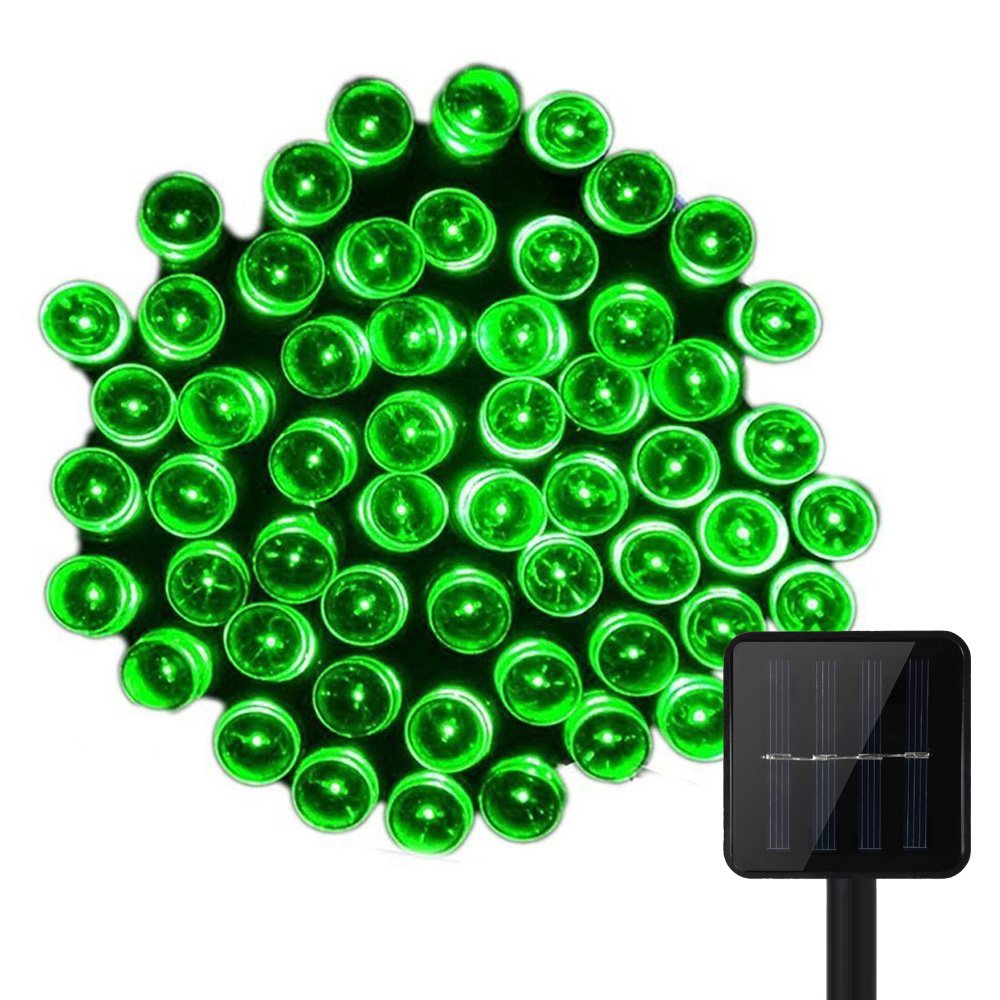 55ft 17M 100 LED Solar Powered Fairy String Lights, KEEDA® Waterproof Christmas Lights for Homes, Christmas, Xmas, Wedding, Party, Garden, Patio , Holiday, Indoor, Outdoor Decorations (Green)