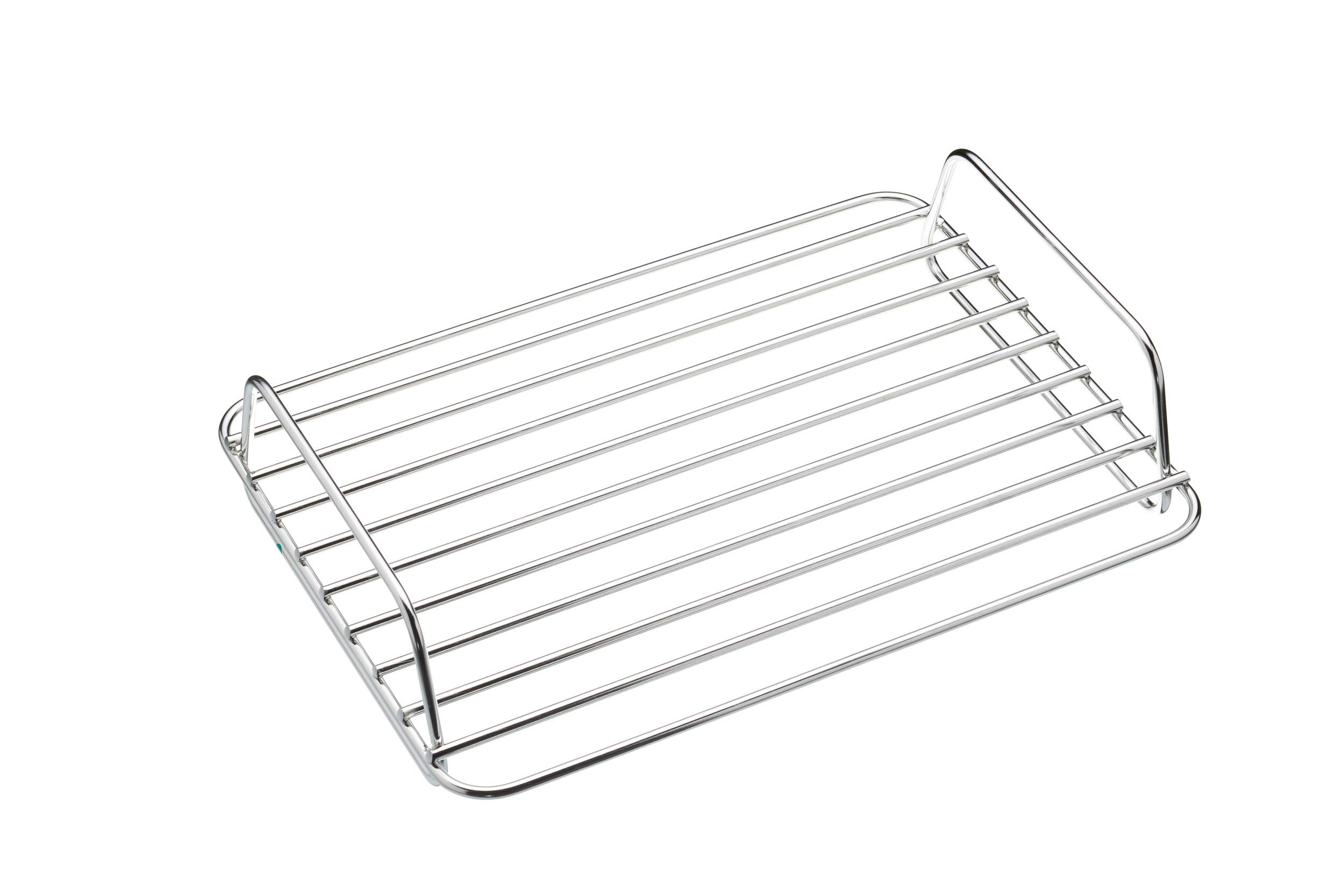 MasterClass Large Roasting Rack, Stainless Steel, 32 x 23.5 x 8cm, Metallic, Argentée