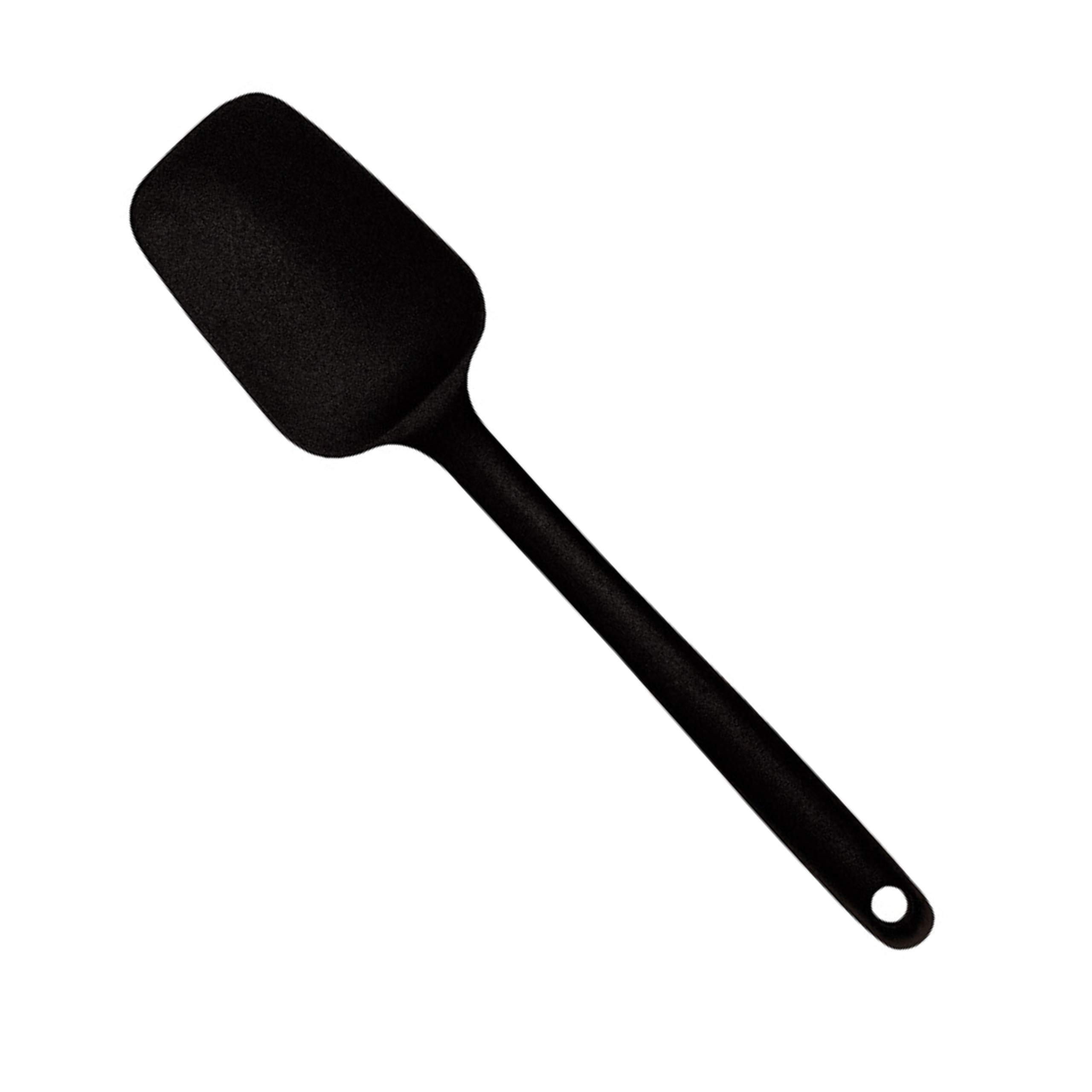 Mastrad Cooking Spoon, Leather, Black, 65x18x275