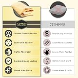 CarMax Premium Natural Chamois Leather Five Pack for Car Detailing view 5