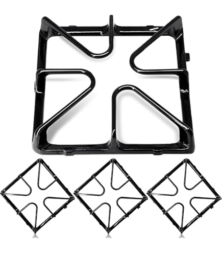 316202405 Stove Burner Grates Replacement - 4-Pack Cast Iron Grates For Frigidaire & Kenmore Ranges