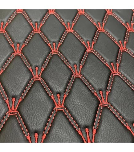 Amazon.com: LANOBA Diamond Quilted Faux Leather Vinyl Fabric 2.36