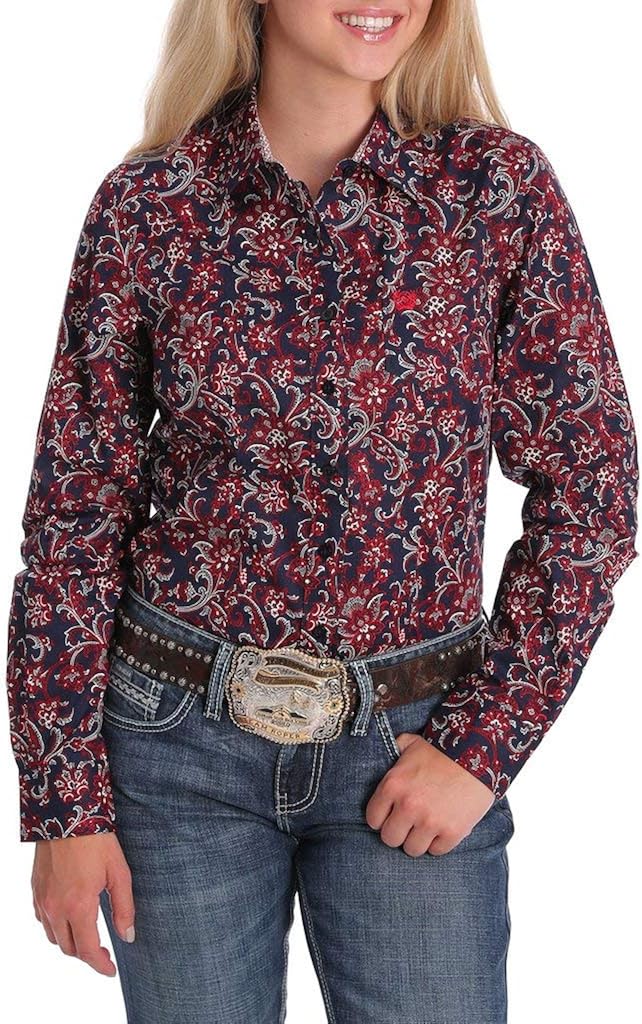 Cinch Women's Printed Long SleeveShirt at Amazon Women’s Clothing store