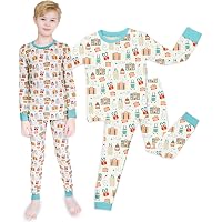 Zip N' Bear Pomegranate Pajamas For Kids - Soft Viscose Bamboo-Derived PJs, Kardashian-Style Sleepwear