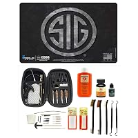 EDOG Gunslinger 20 PC Gun Cleaning Kit - Pistol Mat Compatible With Si...