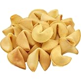 Soeos Fortune Cookies, Approx 48 Count, Vanilla Flavor, Fortune Cookies Individually Wrapped Bulk, Individually Packed Crisp Cookies with Fun, Traditional Chinese New Year Fortune Cookie