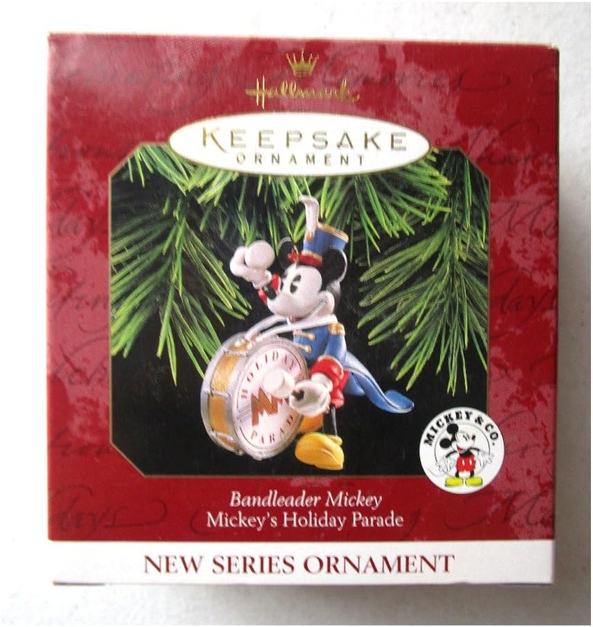 Hallmark Keepsake Ornament Bandleader Mickey Mickey's Holiday Parade 1997 (QXD4022)