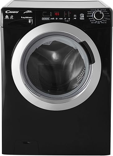 Candy Gvsw 496dcab Freestanding Grand O Vita Washer Dryer Nfc Connected 9kg Wash 6kg Dry Load 1400rpm Black Amazon Co Uk Large Appliances
