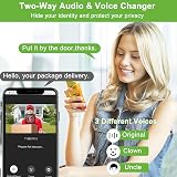 KAMEP Video Doorbell Camera Wireless 1080P WiFi 2.4G IP66 Battery Alexa view 4