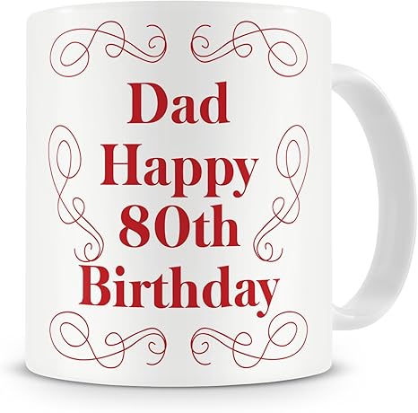 80th birthday gifts for dad uk