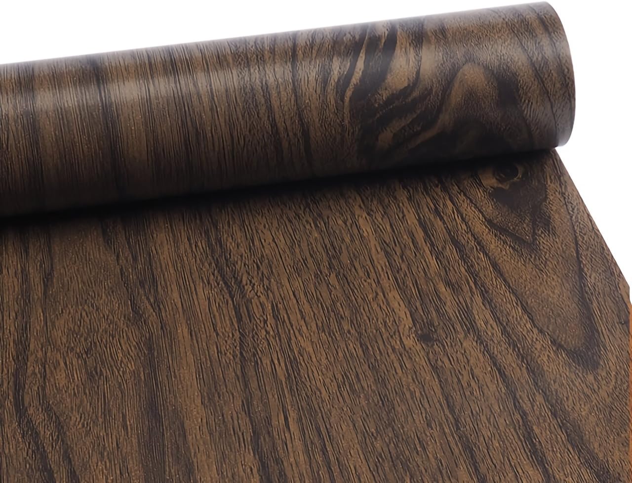 Amazon アグロス 壁紙 シール クロス 木目 ふすま 襖 紙 天井 45cm 10m 木目調 ヴィンテージ ブラウン 壁紙